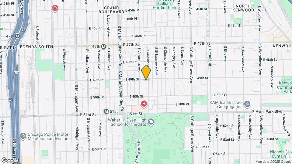 4902 S Forrestville Ave Map and Location Details