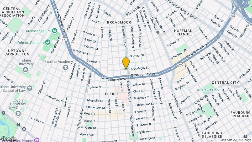3026 Napoleon Ave Mapa y Detalles de la Ubicación