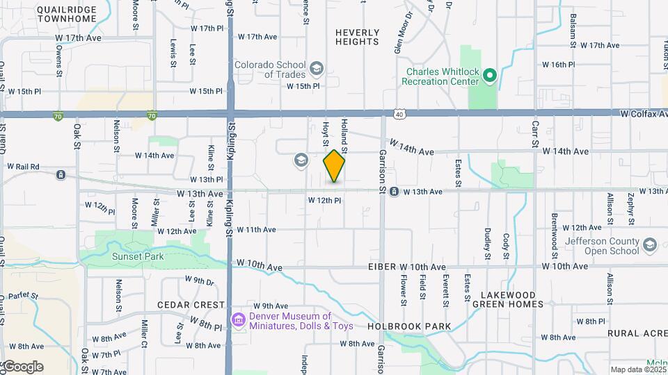 1310 Hoyt St Map and Location Details