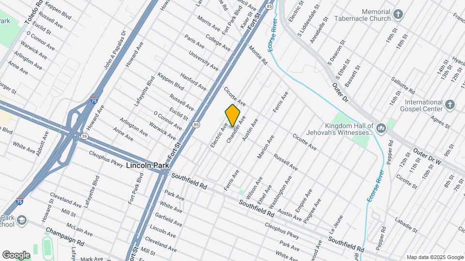 1506 Chandler Ave, Unit Chandler Mapa y Detalles de la Ubicación