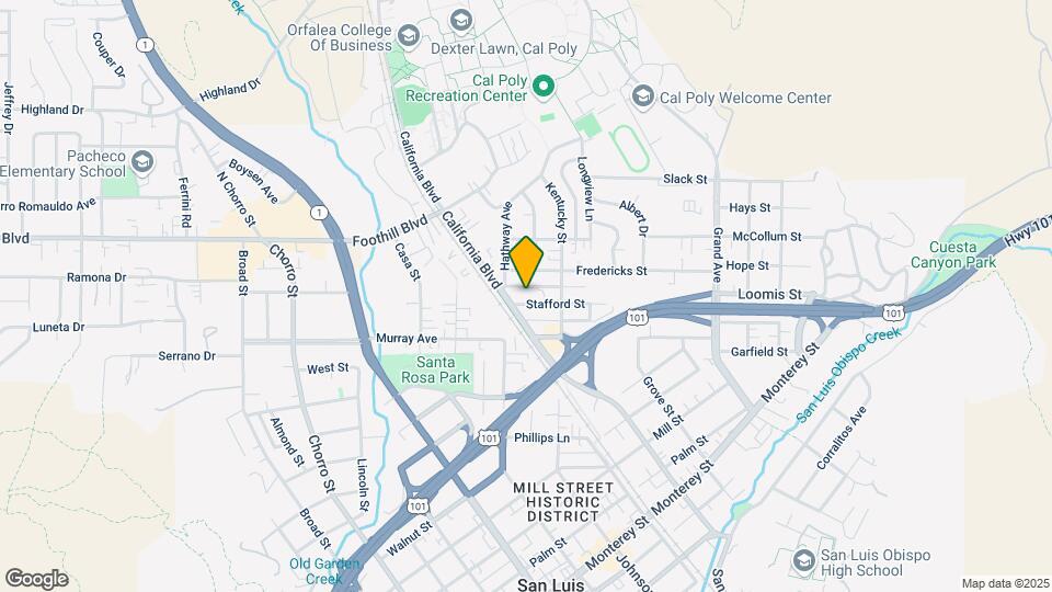 1228 Stafford St Mapa y Detalles de la Ubicación