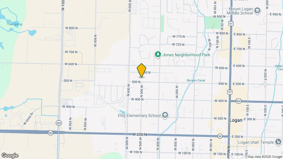 509 W 500 N Map and Location Details