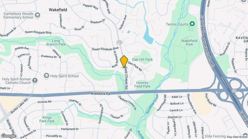 5010 Wakefield Chapel Rd Map and Location Details