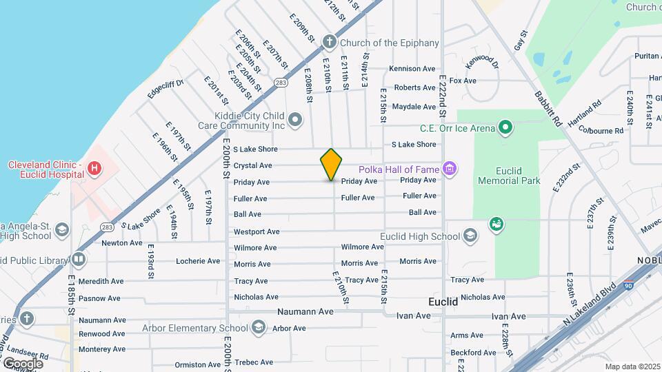 21000 Priday Ave Map and Location Details