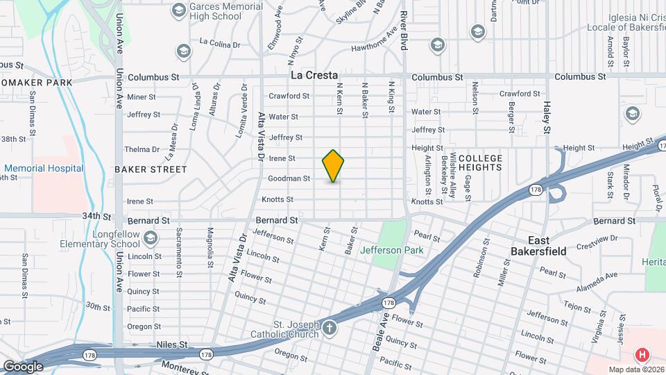 525 Goodman St Map and Location Details