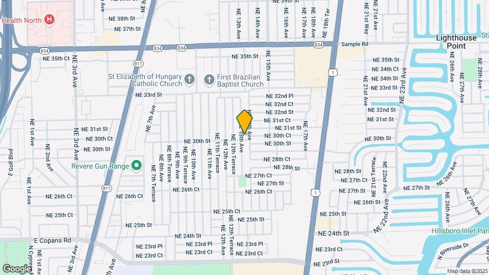 3010 NE 13th Ave, Unit 1 Mapa y Detalles de la Ubicación