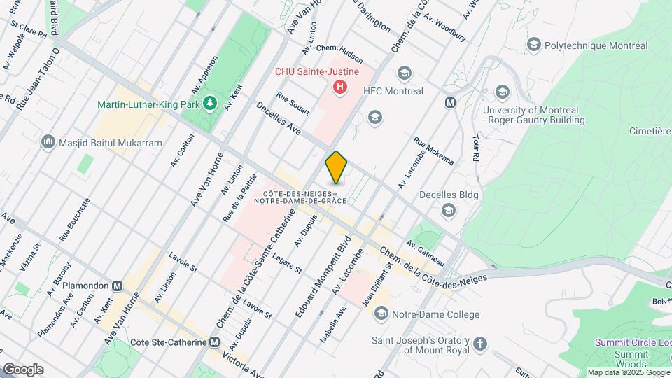5611 Gatineau Av Map and Location Details