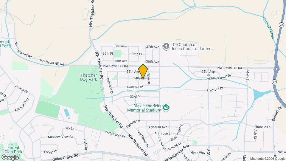 1218 34th Pl Map and Location Details