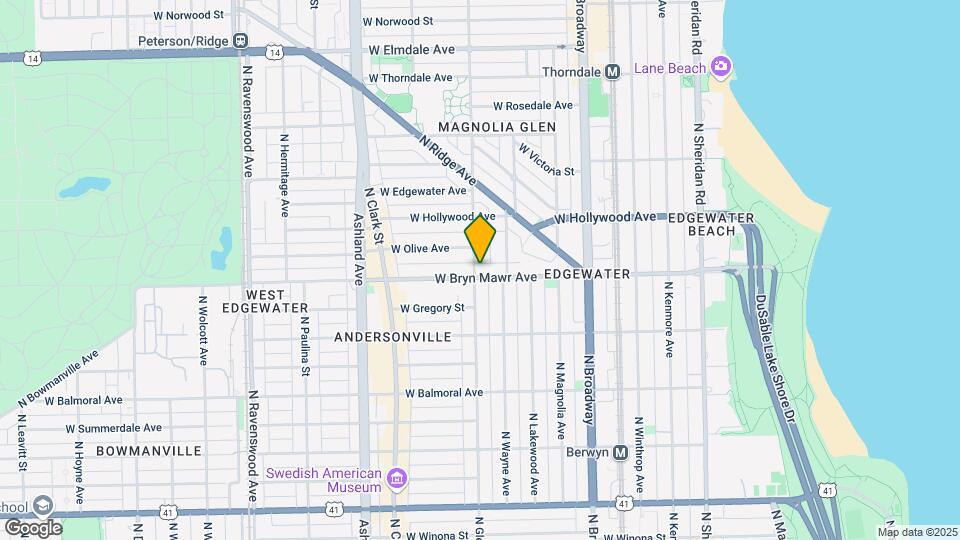 5605 N Glenwood Ave Map and Location Details