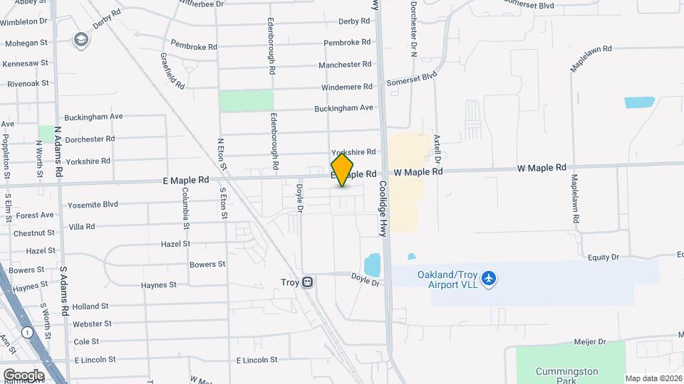 3111 Camden Dr Map and Location Details