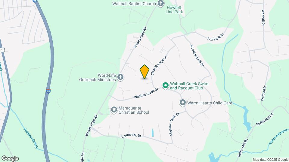 1704 Clear Springs Cir Map and Location Details