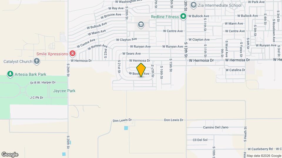 1810 W Currier Ave Mapa y Detalles de la Ubicación