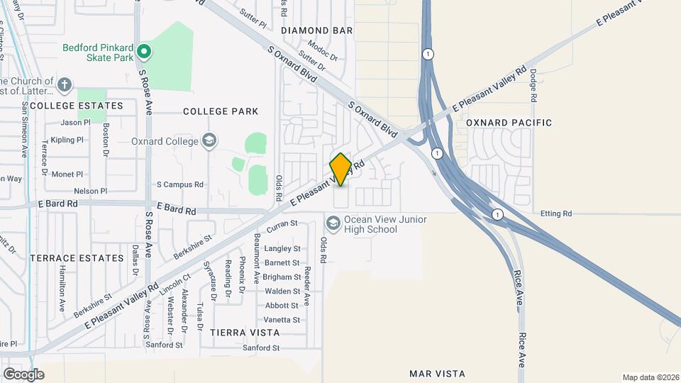 Coastal Village Apartments Map and Location Details