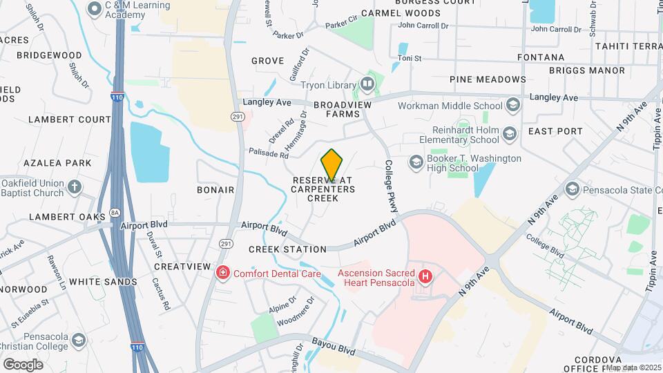 5955 Hermitage Dr Map and Location Details