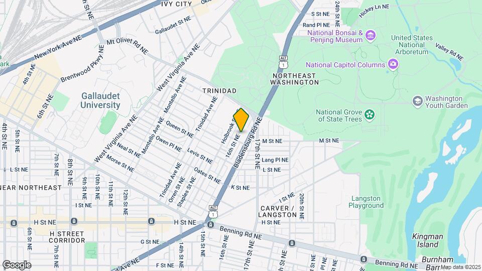 1219 16th St NE Map and Location Details