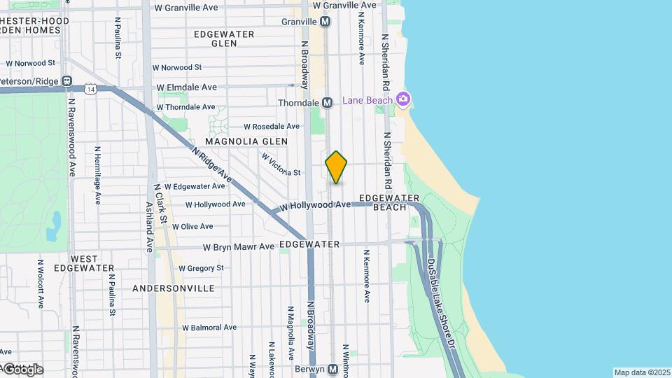 5722 N Winthrop Ave, Unit 511 Map and Location Details