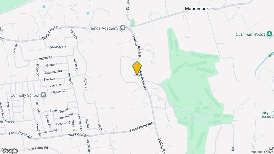 121 Piping Rock Rd Map and Location Details