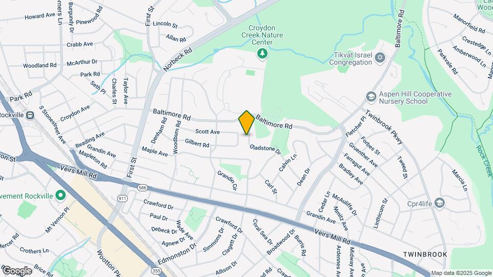 1213 Gladstone Dr Map and Location Details