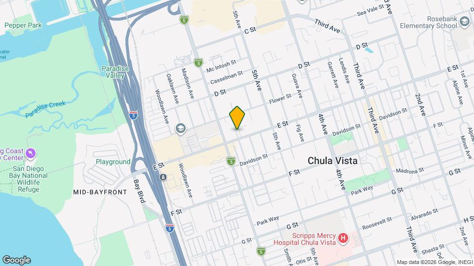 575 E St, Unit 575 E Street #18 Map and Location Details