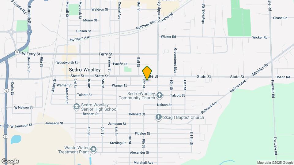 808 Warner St Mapa y Detalles de la Ubicación