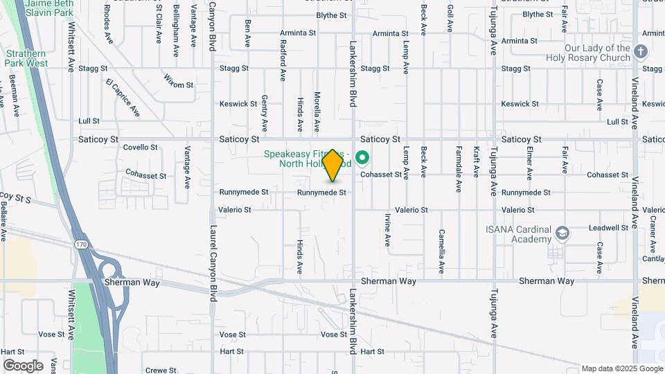 11737 Runnymede St Map and Location Details