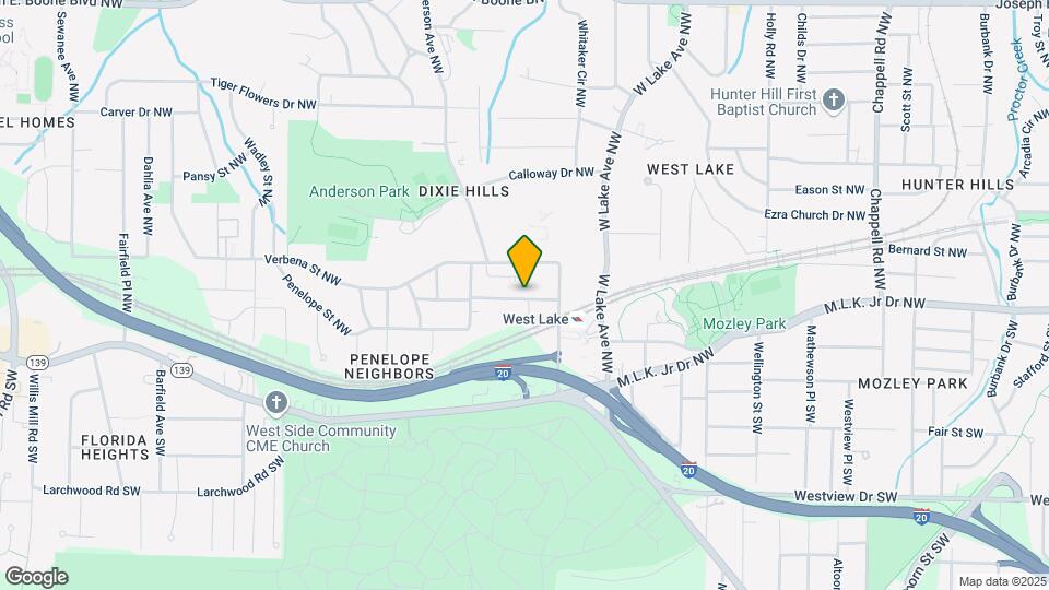 1839 Penelope Rd NW Map and Location Details