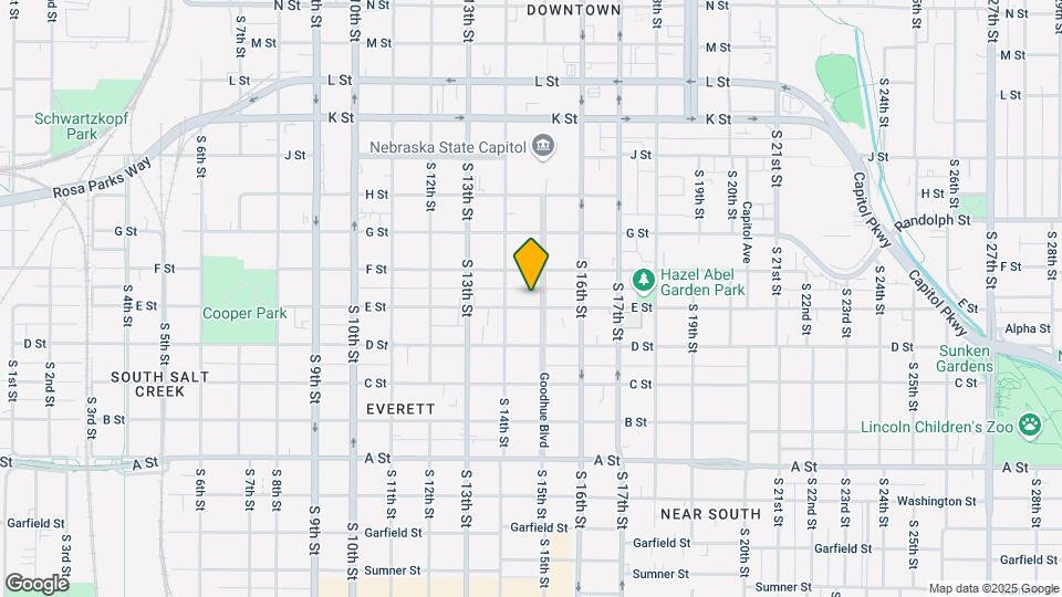 1436 E St Map and Location Details