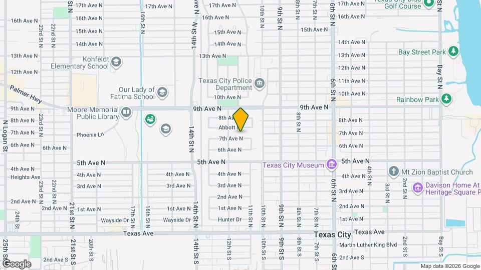 1124 7th Ave N, Unit 1 Map and Location Details