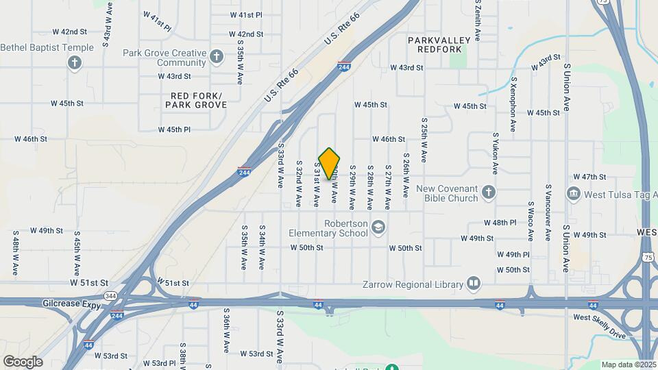 4716 S 30th W Ave Map and Location Details