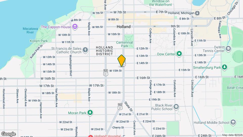 354 S River Ave Map and Location Details