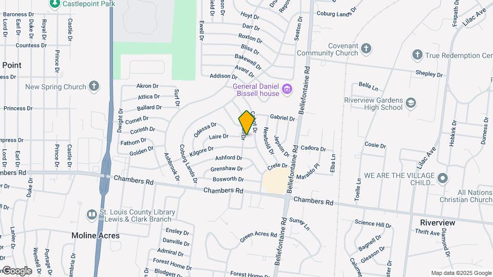 10110 Tappan Dr Map and Location Details