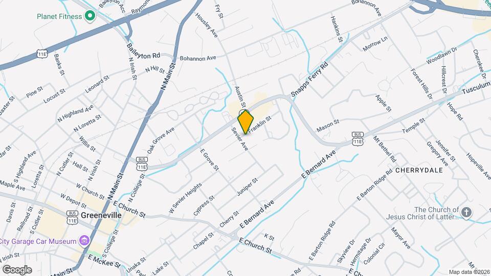 600 Franklin St Map and Location Details