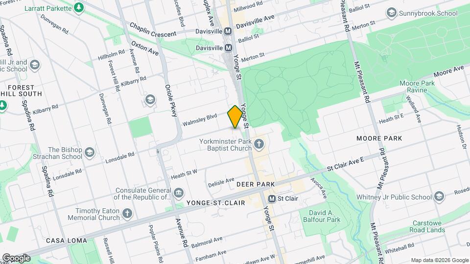 48 Lawton Blvd Map and Location Details