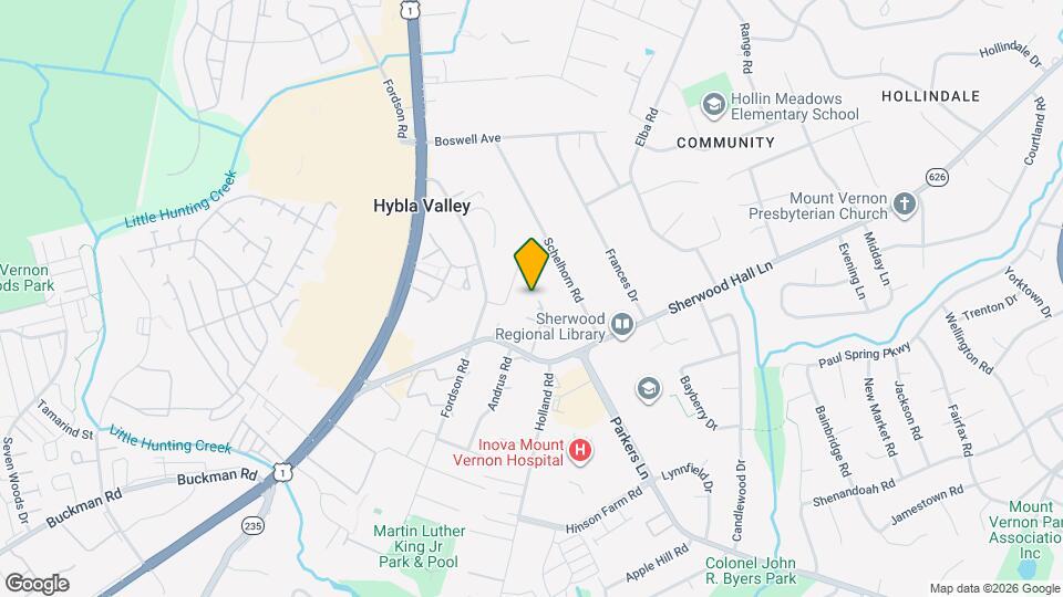 7826 Mt Woodley Pl Map and Location Details