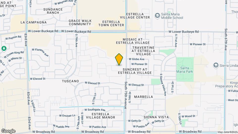 7523 W Pioneer St Map and Location Details