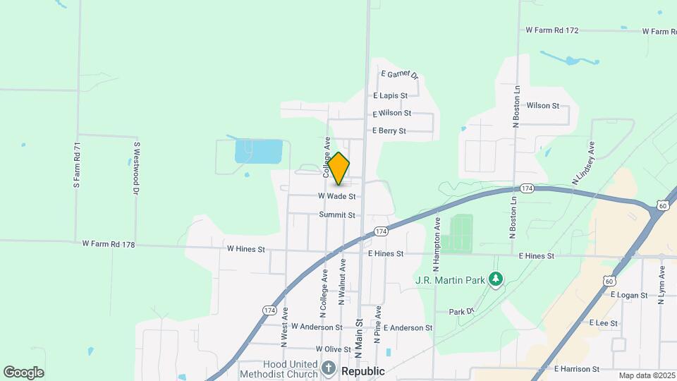 209 W Wade St Map and Location Details