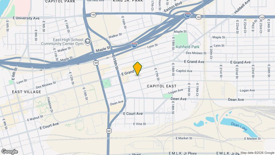 1554 Capitol Ave Map and Location Details