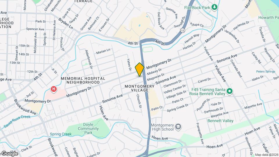 2224 Midway Dr Map and Location Details