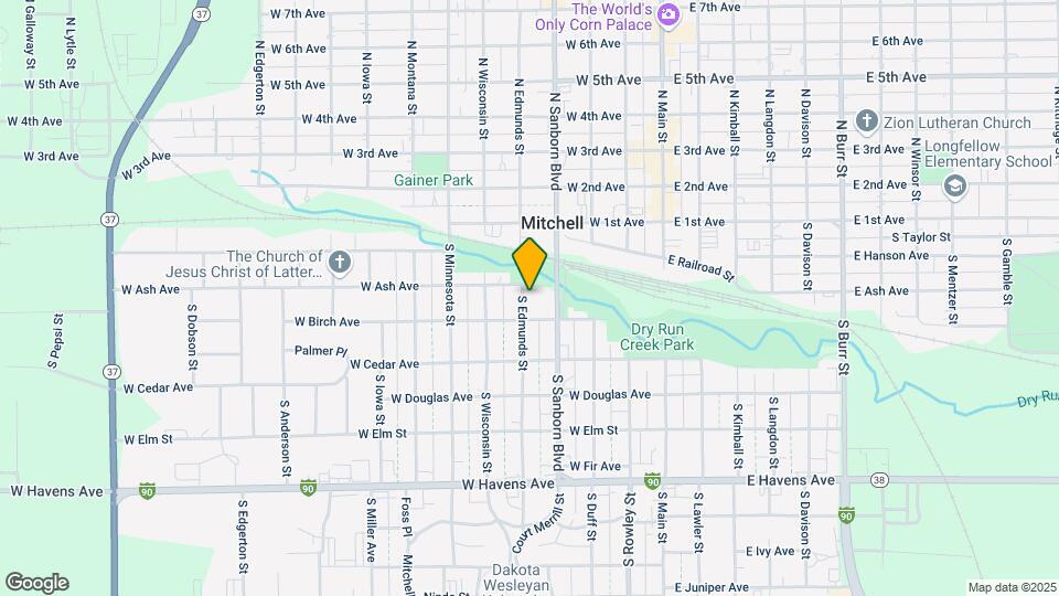 310 S Edmunds St Map and Location Details