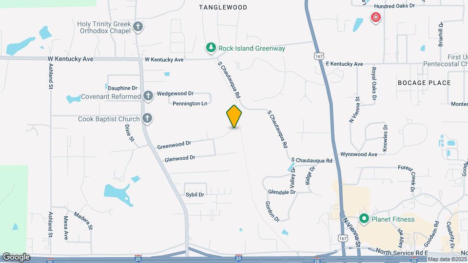 804 Greenwood Dr Map and Location Details