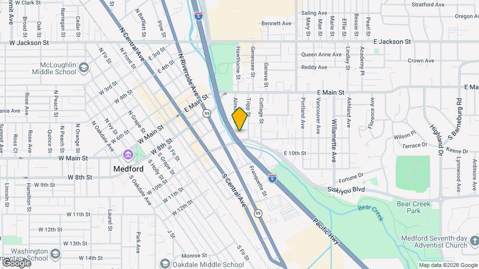 614 E 9th St Map and Location Details