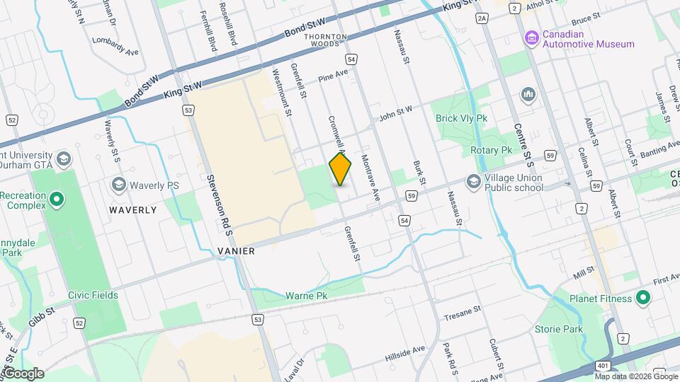 223 Grenfell St, Unit Unit 1 Map and Location Details