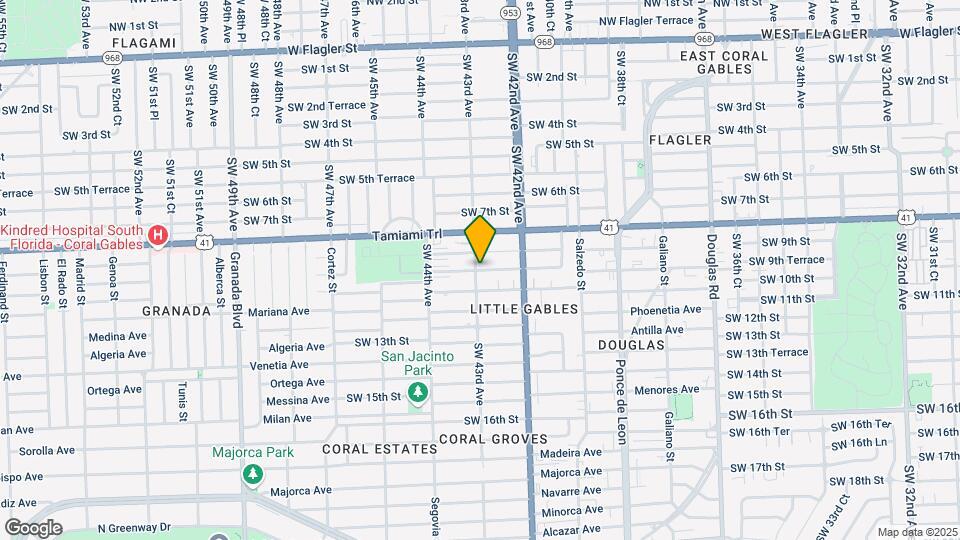 4295 SW 9th Terrace Map and Location Details