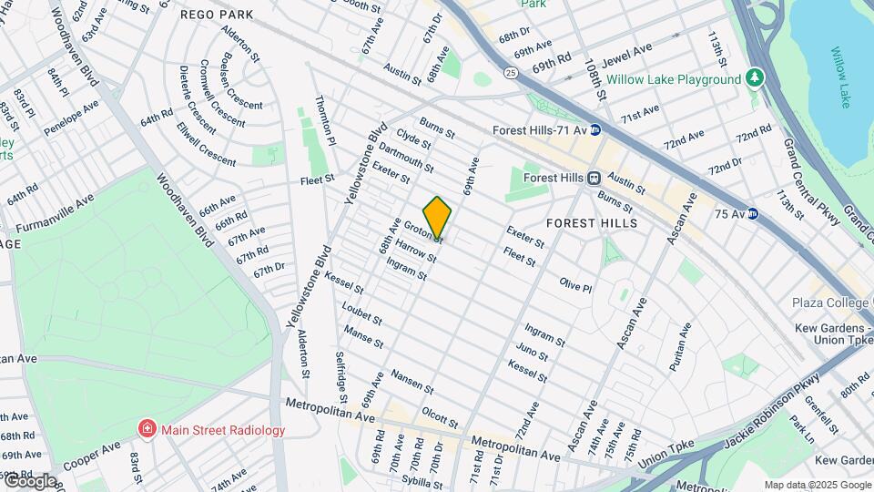 96-17 69th Ave-Unit -1 Map and Location Details