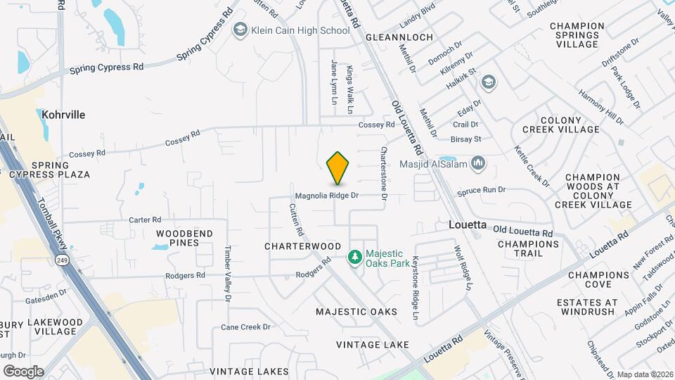 9530 Magnolia Ridge Dr Map and Location Details