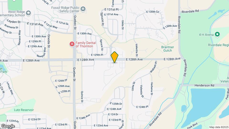 12760 Tamarac St Map and Location Details