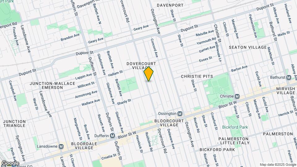 911 Dovercourt Rd Map and Location Details