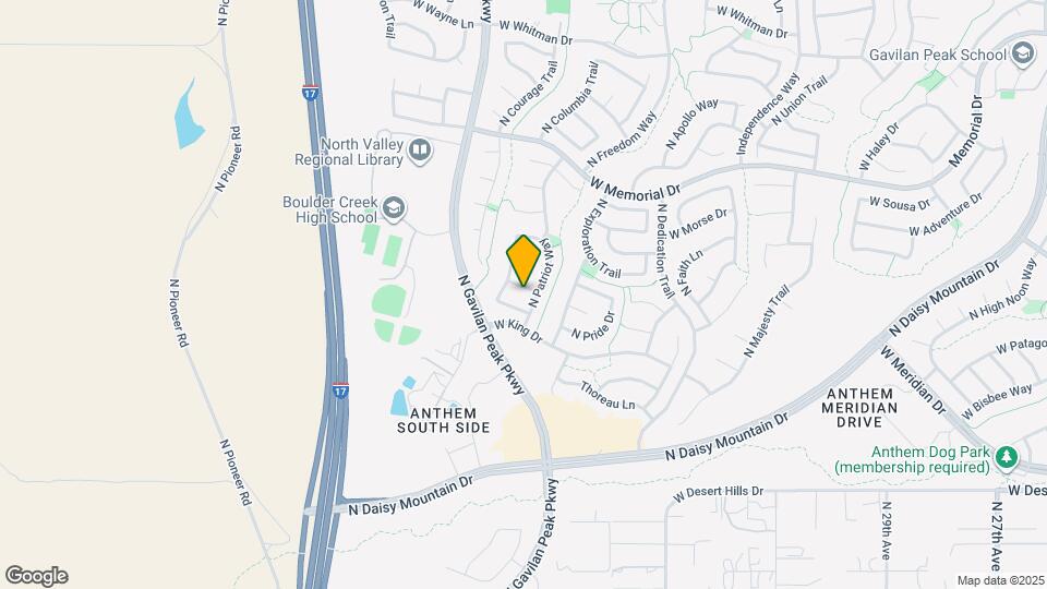 3533 W Warren Ln Map and Location Details