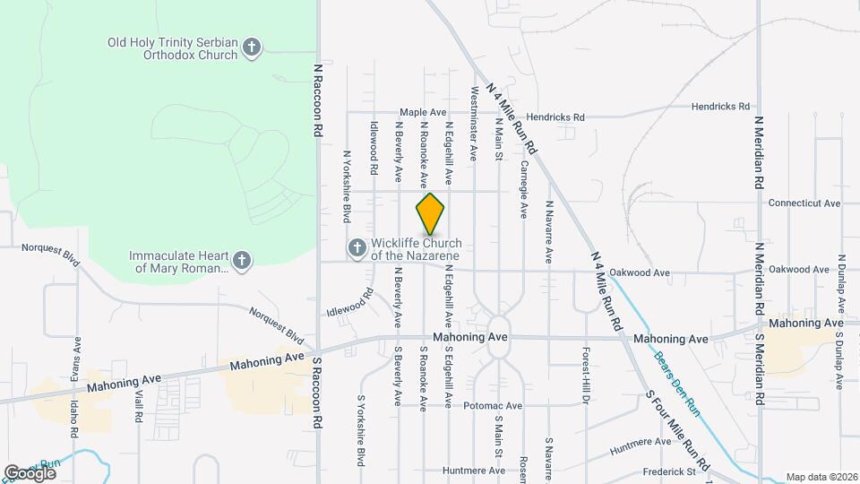 127 N Roanoke Ave Map and Location Details