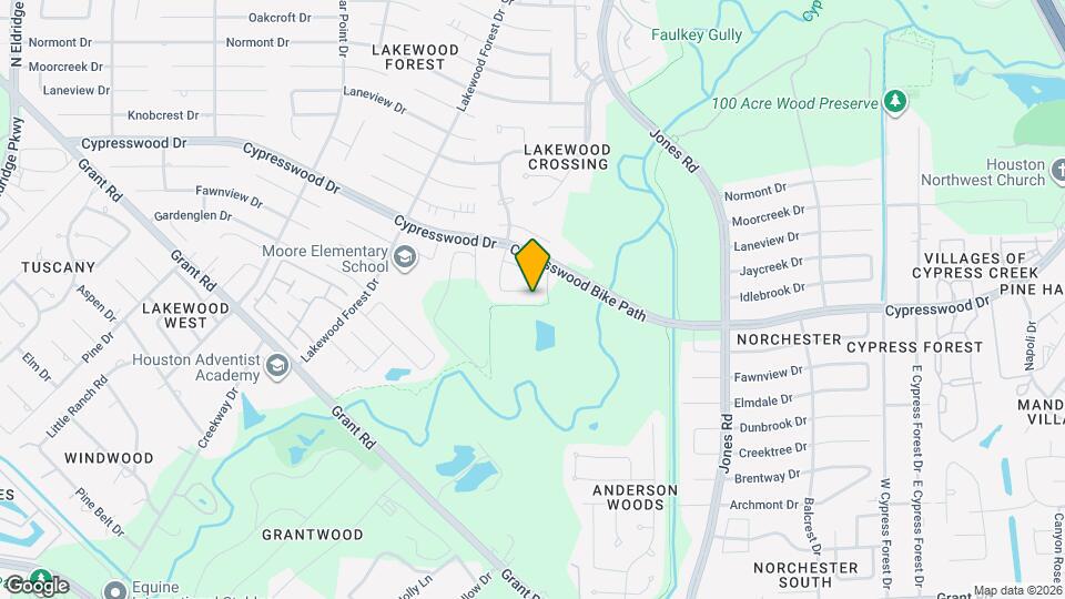 11407 Creekwood Hills Ln Map and Location Details